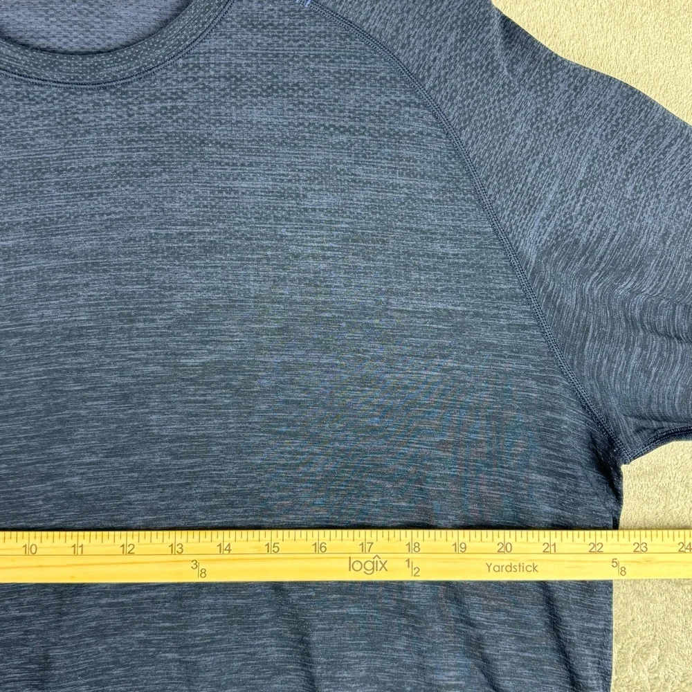 Lululemon Shirt Mens‎ XL Metal Vent Tech Long Sleeve Mineral Blue True Navy